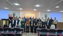 Today, in the presence of the Dean of the College of Education, Assistant Professor Dr. Ramadan Abed Muhammad, and a group of distinguished professors from the College and the Kurdish Language Department, in a ceremony honoring the two distinguished