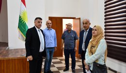 Visit of a delegation from Salah Al-Din University to the College of Veterinary Medicine