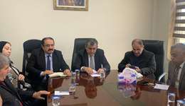 visit of the  President of the University of Duhok