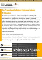 
                                 
                                        The Proportional Relations Systems of Islamic Architecture
                                    